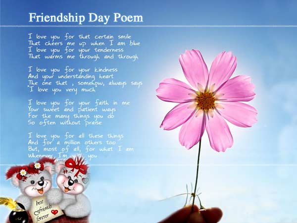 Friendship Poems Short And Sweet