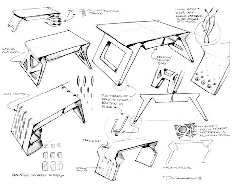 Furniture Design Sketches