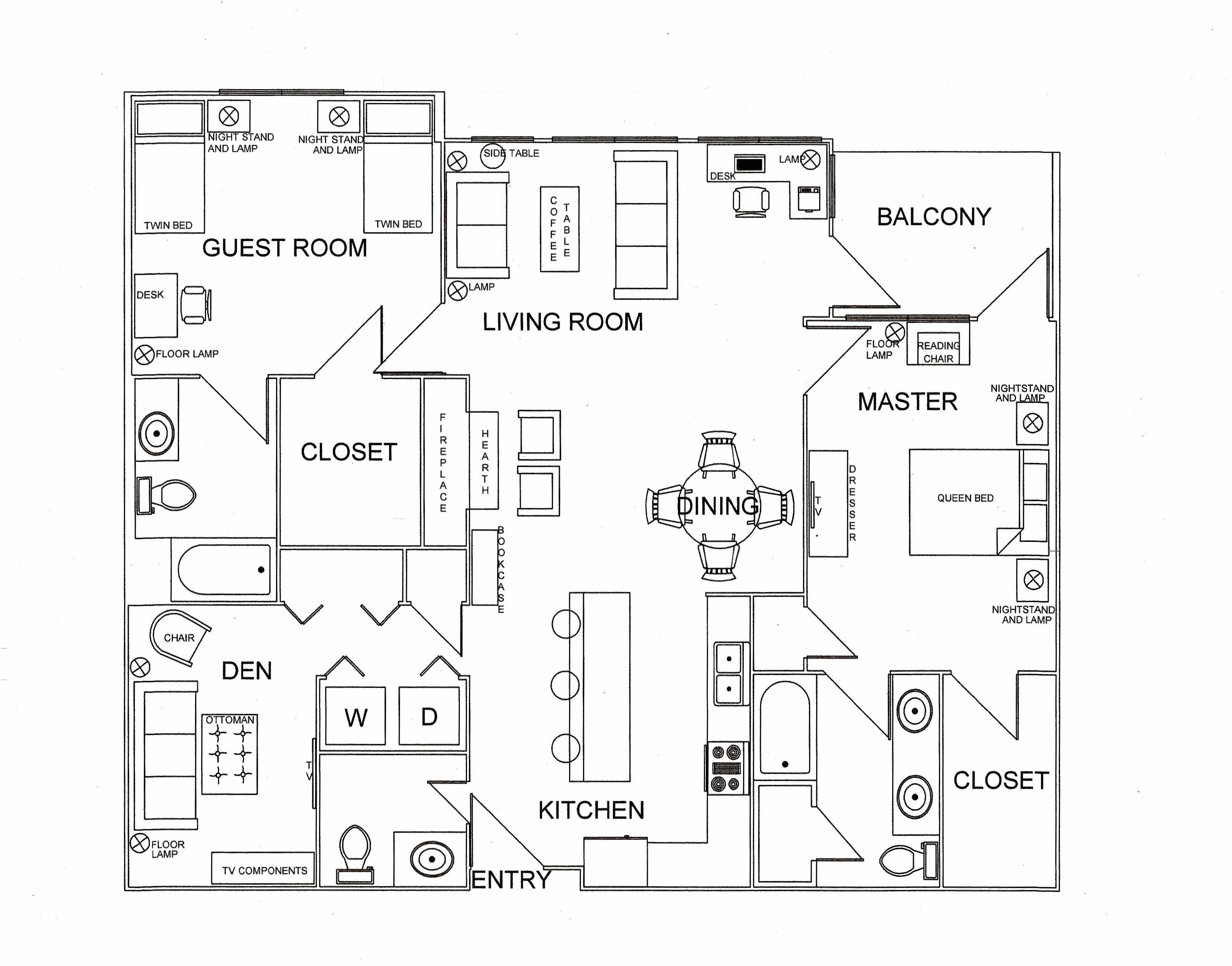 Furniture Images For Floor Plans