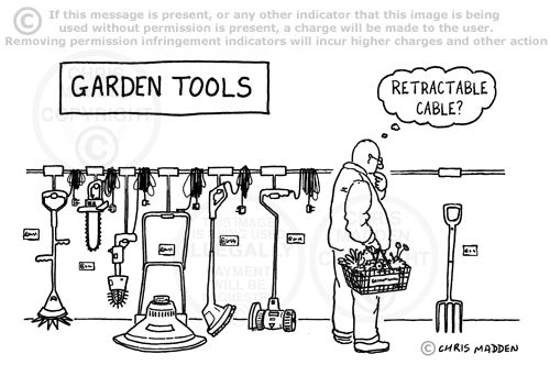 Garden Tools Cartoon