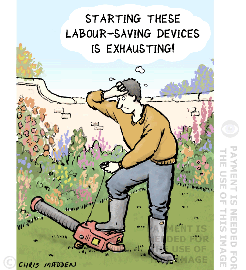 Garden Tools Cartoon