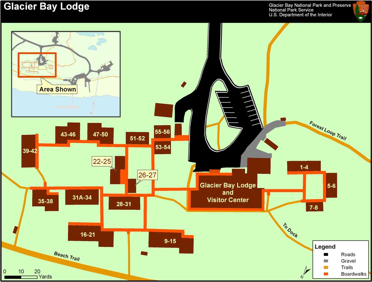 Glacier Bay National Park Alaska Map