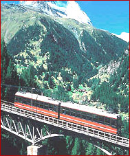 Glacier Express Switzerland In Winter