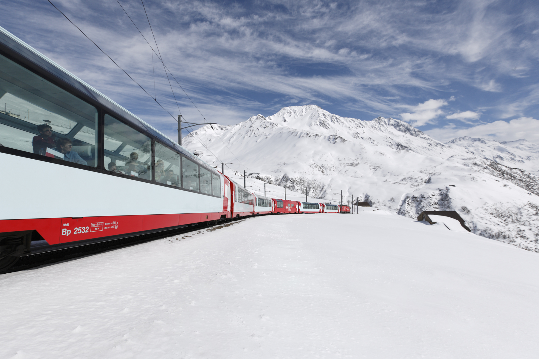 Glacier Express Switzerland In Winter