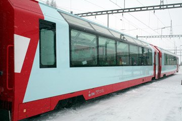 Glacier Express Switzerland In Winter