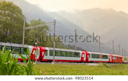 Glacier Express Train Switzerland