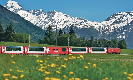 Glacier Express Train Switzerland