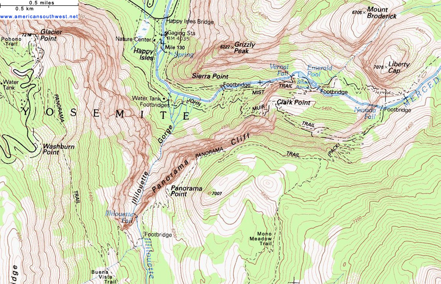 Glacier National Park Map Topo