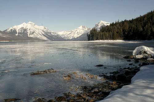 Glacier National Park Winter Pictures