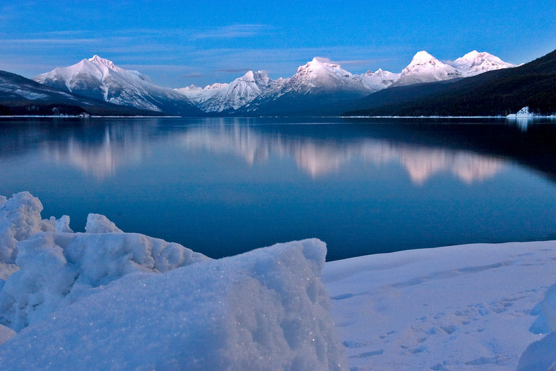 Glacier National Park Winter Pictures