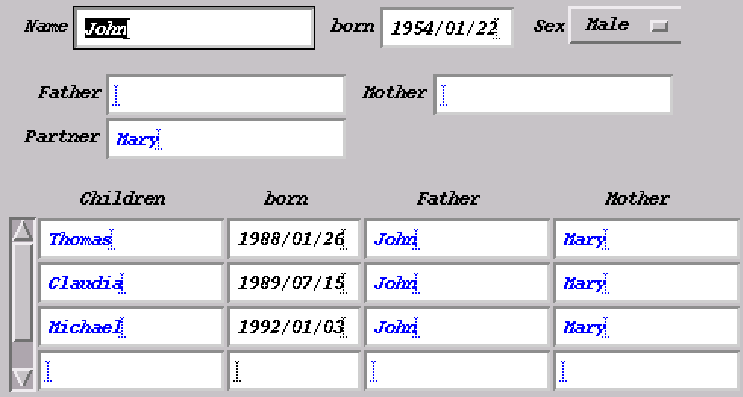 Graphical User Interface Examples