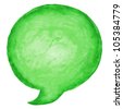 Green Speaking Bubble