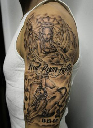 Guardian Angel Tattoos Designs