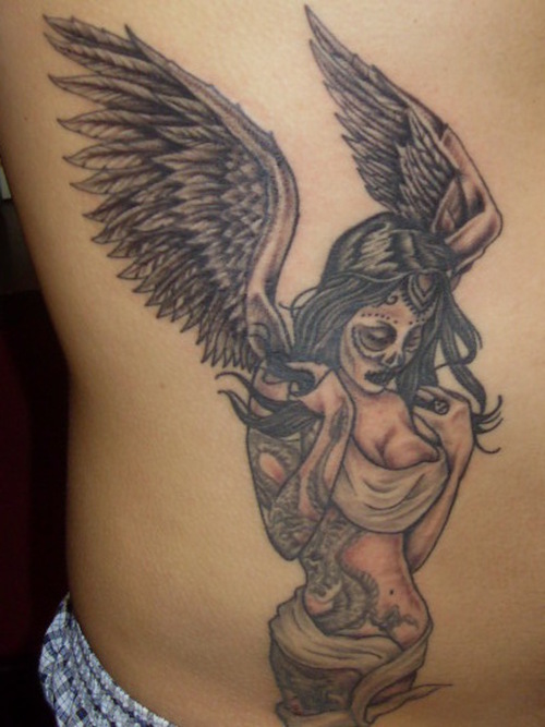 Guardian Angel Tattoos On Shoulder