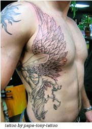 Guardian Angels Tattoos For Men