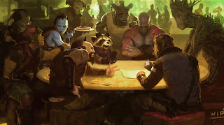 Guardians Of The Galaxy Concept Art Comic Con