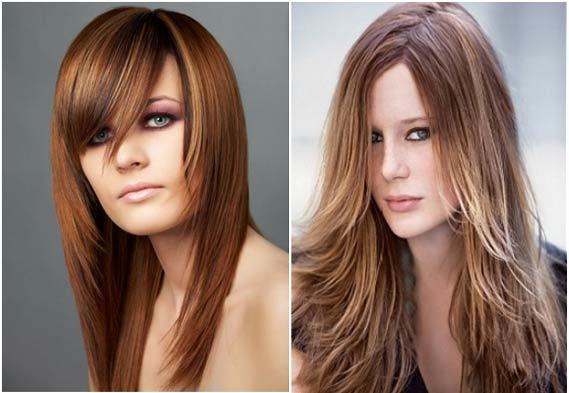 Haircuts For Long Hair Round Face With Bangs