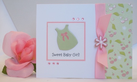 Handmade Baby Girl Cards