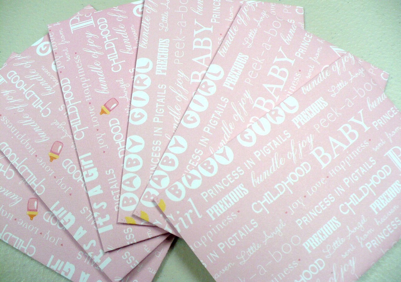 Handmade Baby Girl Cards