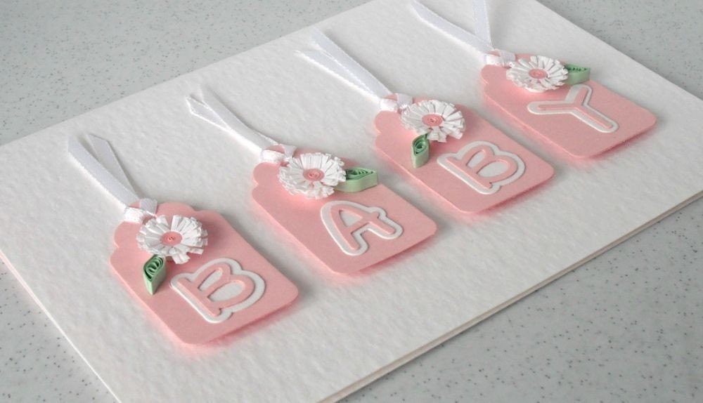 Handmade Baby Girl Cards