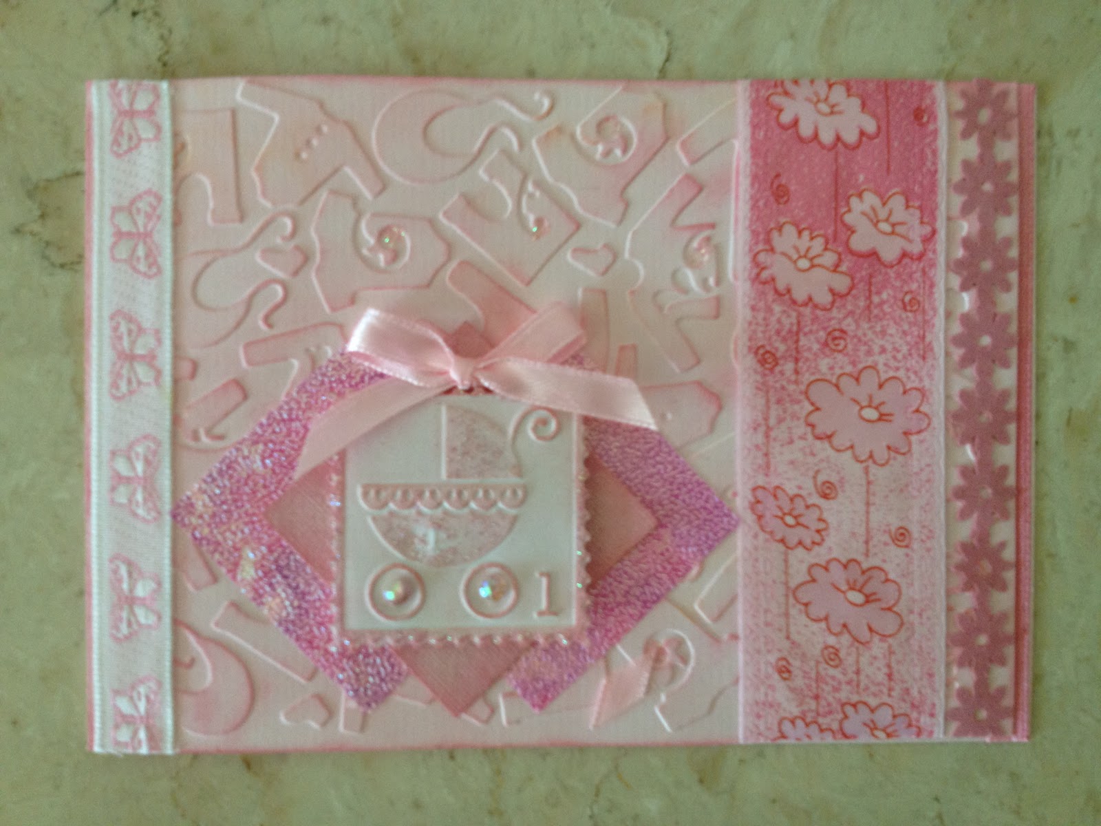 Handmade Baby Girl Cards