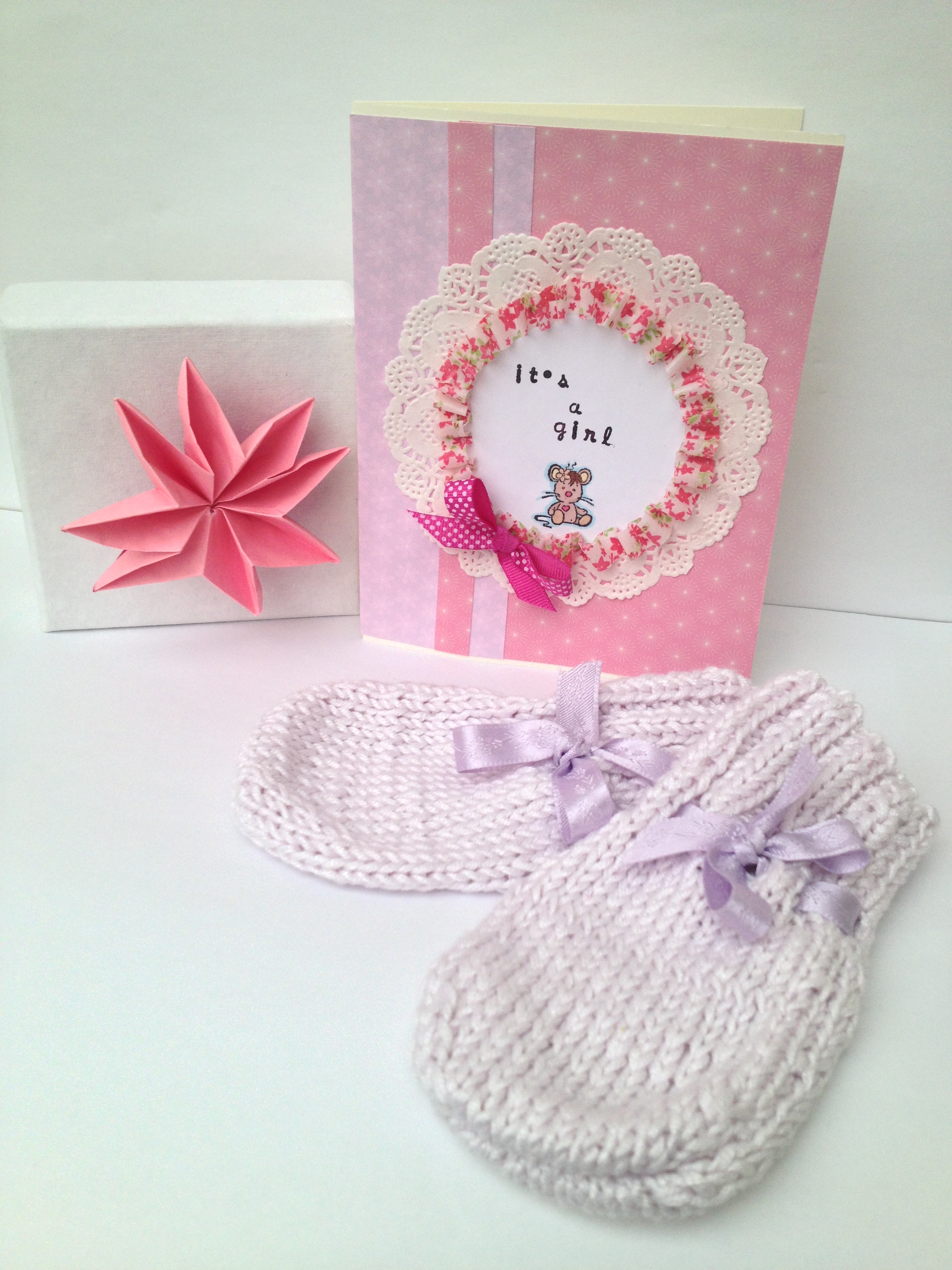 Handmade Baby Girl Cards