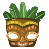 Happy Tiki Mask