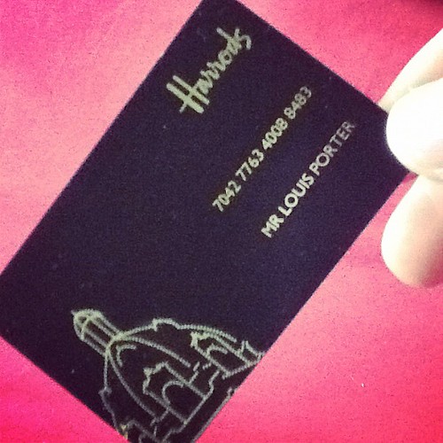 Harrods Rewards Card