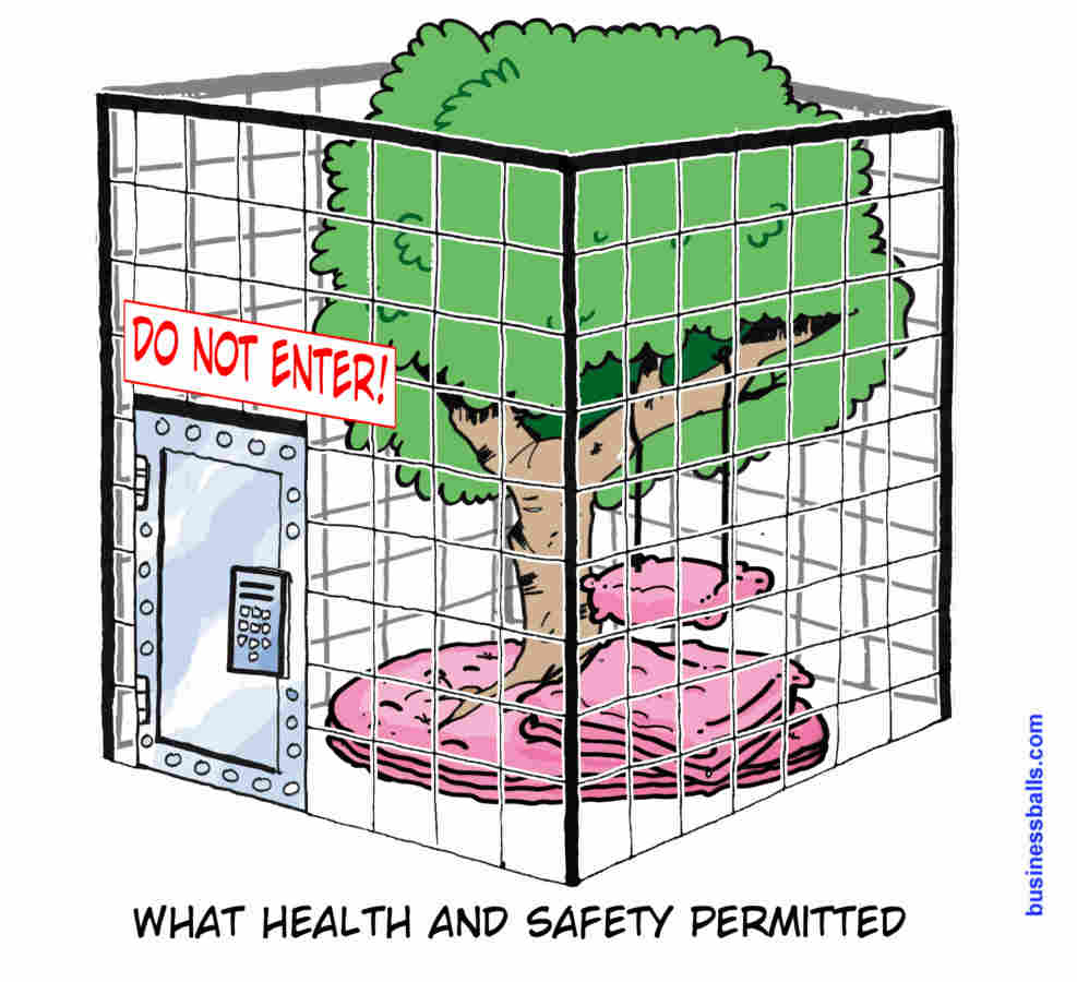 Health And Safety At Work Cartoon