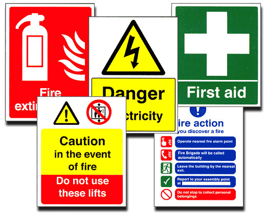 Health And Safety Signs And Symbols