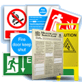 Health And Safety Signs In The Kitchen