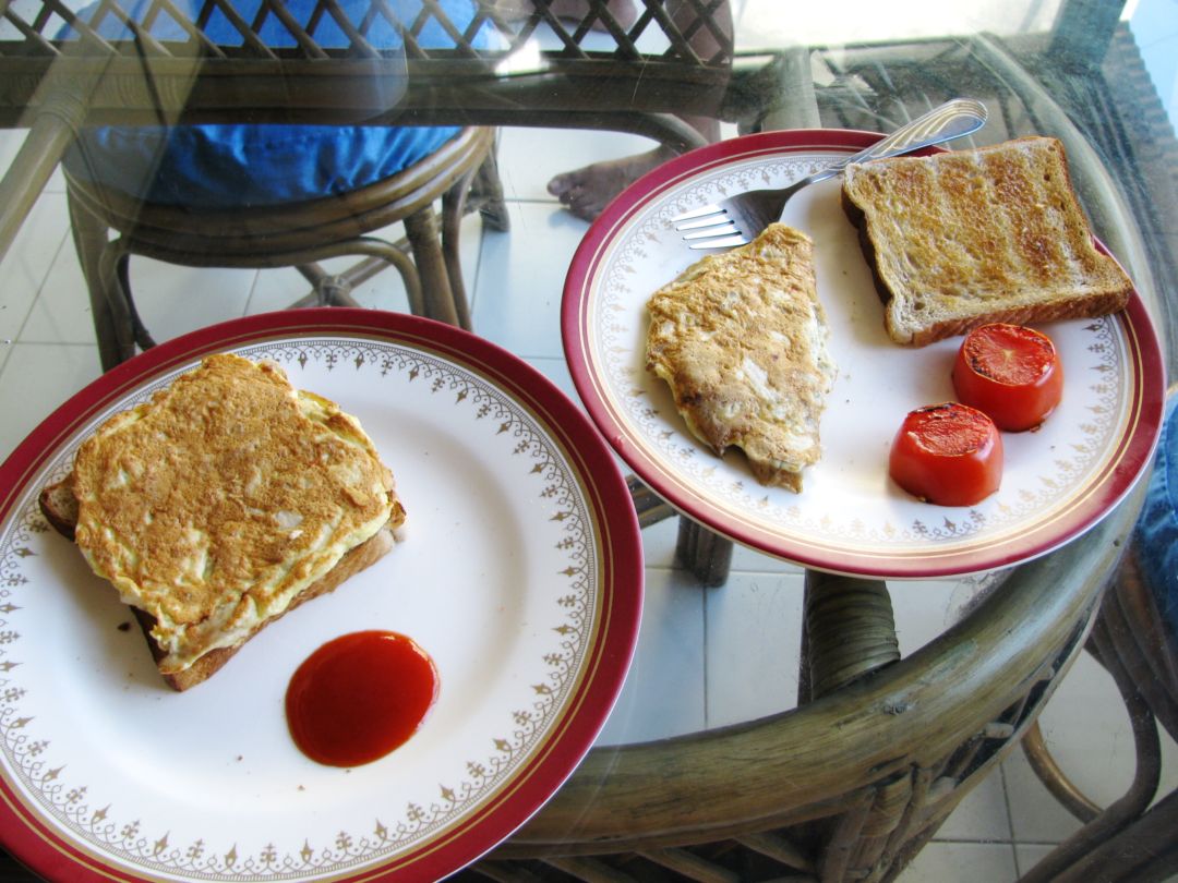 Healthy Breakfast Eggs And Toast