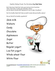 Healthy Eating For Kids Handout