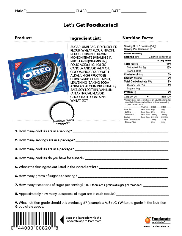 Healthy Eating For Kids Worksheets