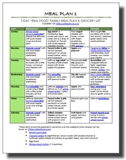 Healthy Eating Planner Facebook