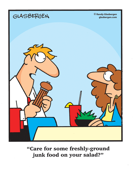 Healthy Lifestyle Cartoon