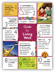 Healthy Living Poster