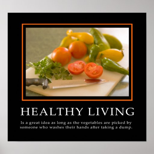 Healthy Living Poster