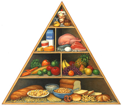 Healthy Living Pyramid 2012