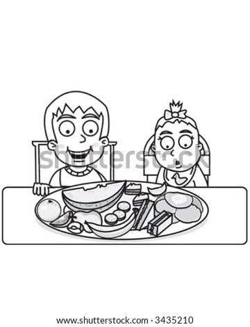 Healthy Snacks For Kids Clipart