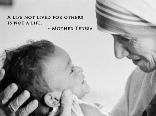 Helping Others Quotes Mother Teresa