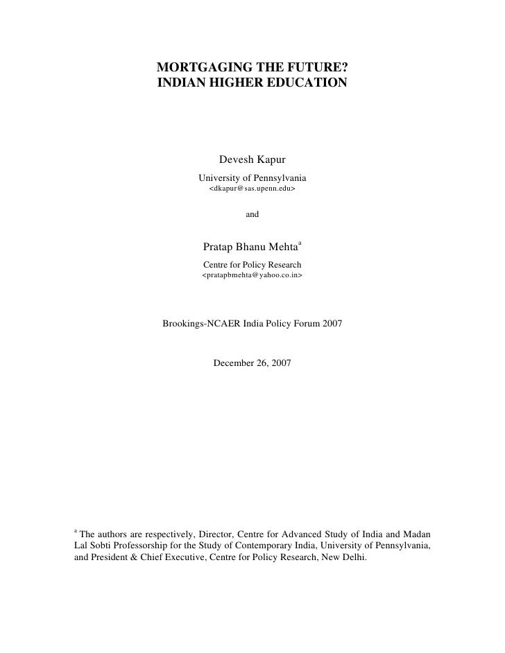 Higher Education In India Statistics