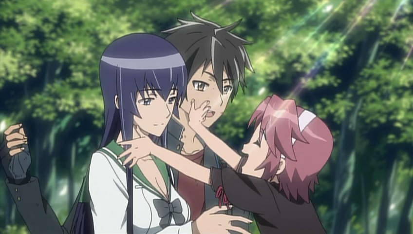 Highschool Of The Dead Saeko And Takashi