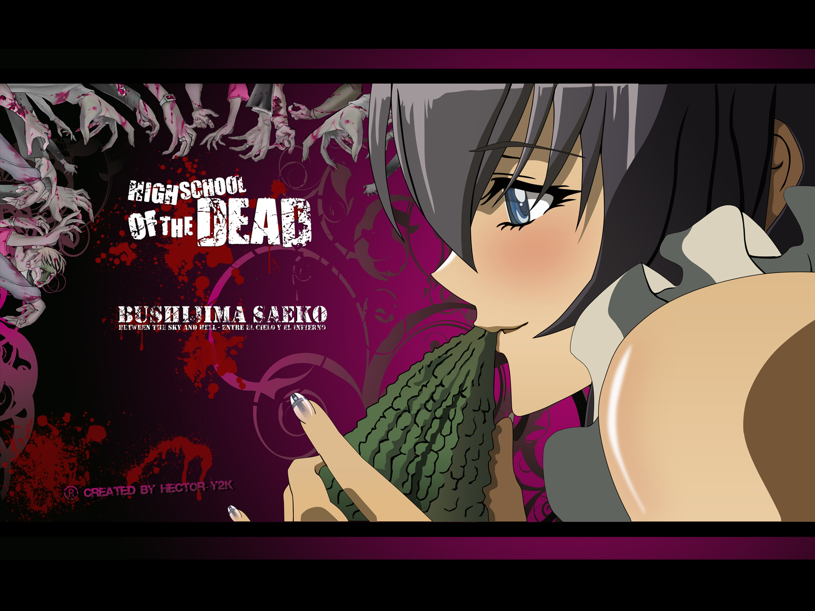 Highschool Of The Dead Wallpaper Saeko