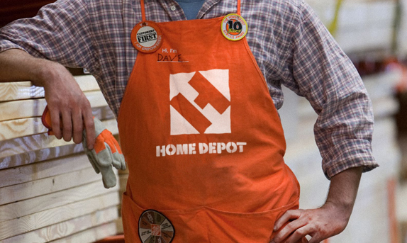 Home Depot Apron Art