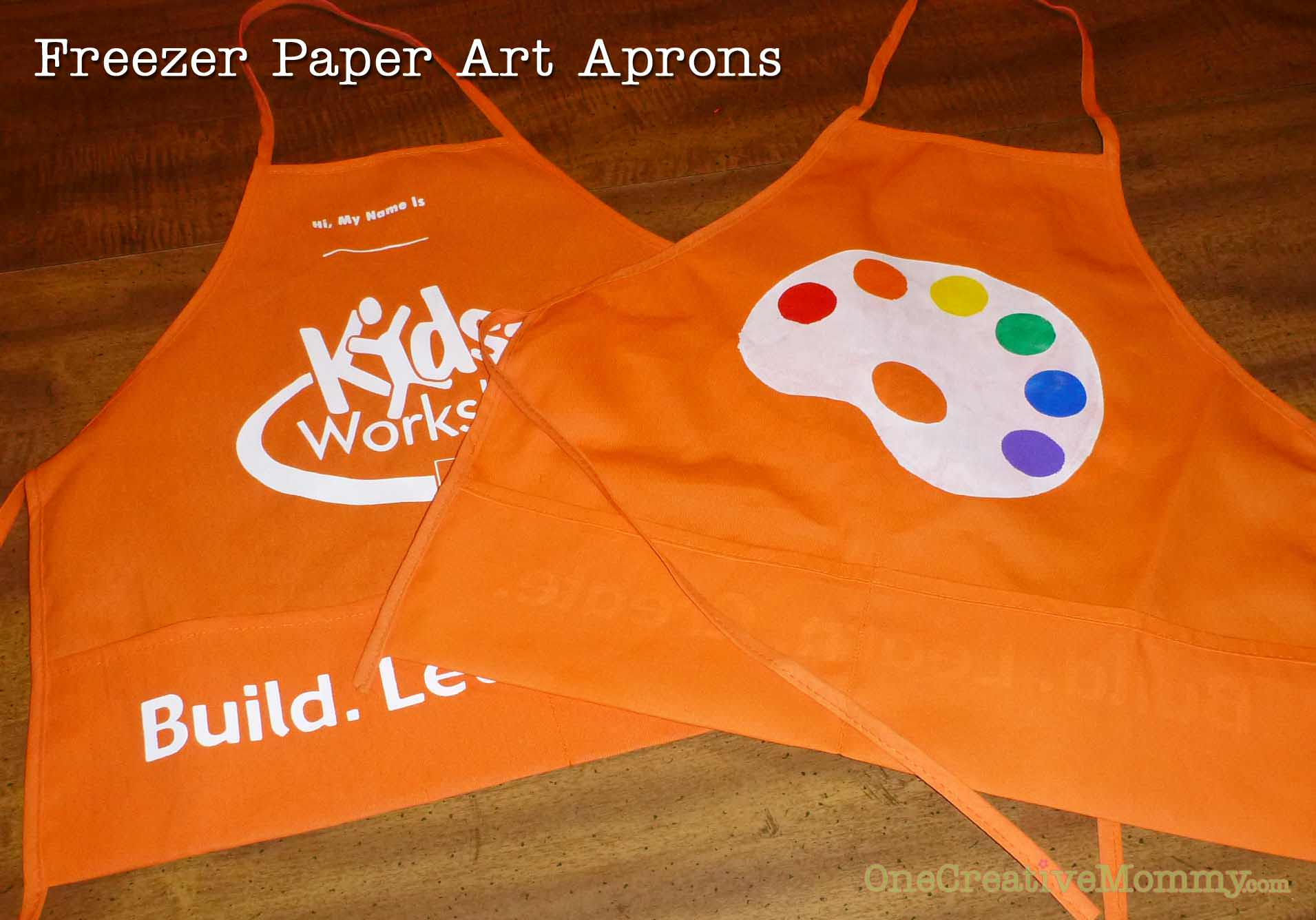 Home Depot Apron Art