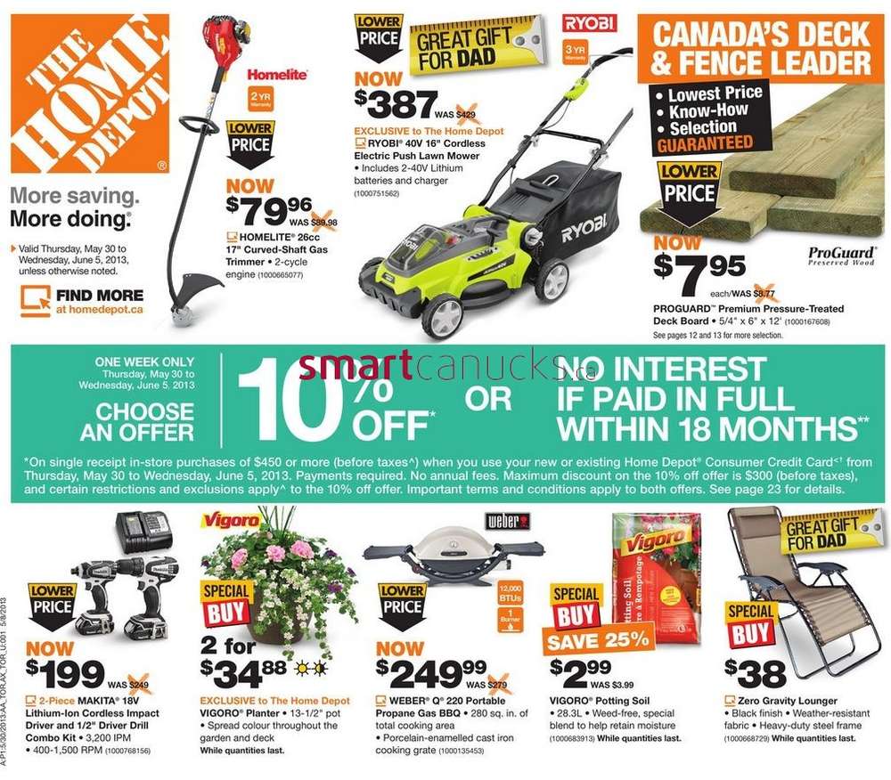 Home Depot Canada Flyer