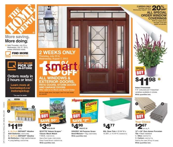 Home Depot Canada Flyer