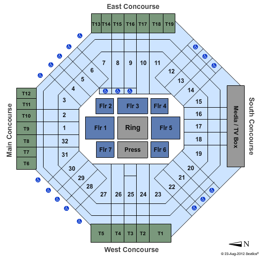 Home Depot Center Map