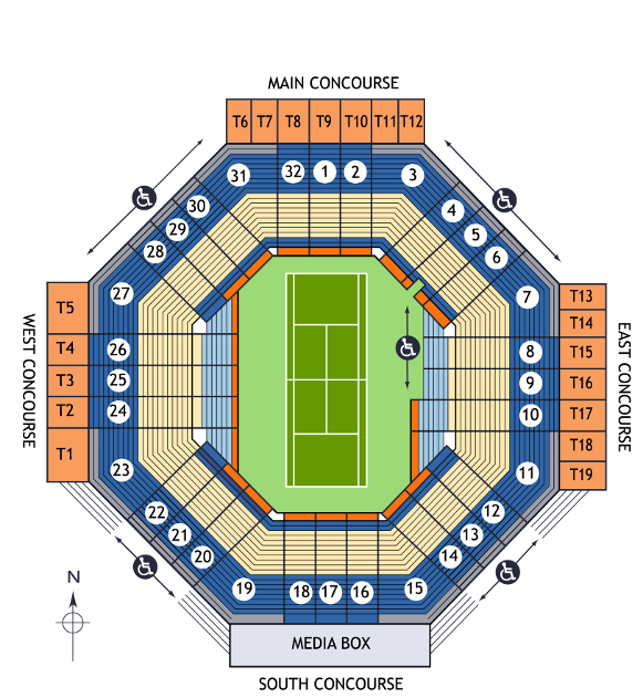 Home Depot Center Map